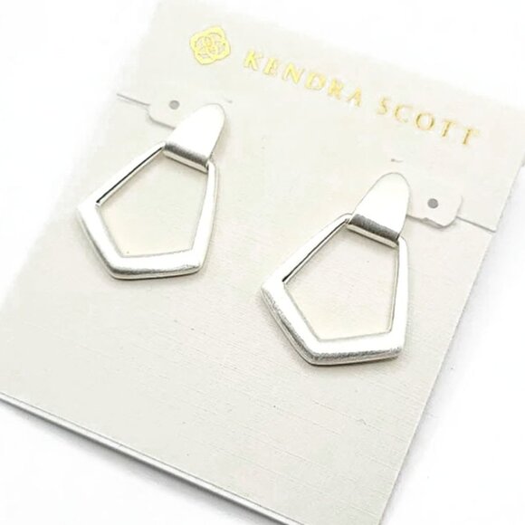 Kendra Scott Silver Paxton Earrings - Picture 3 of 6
